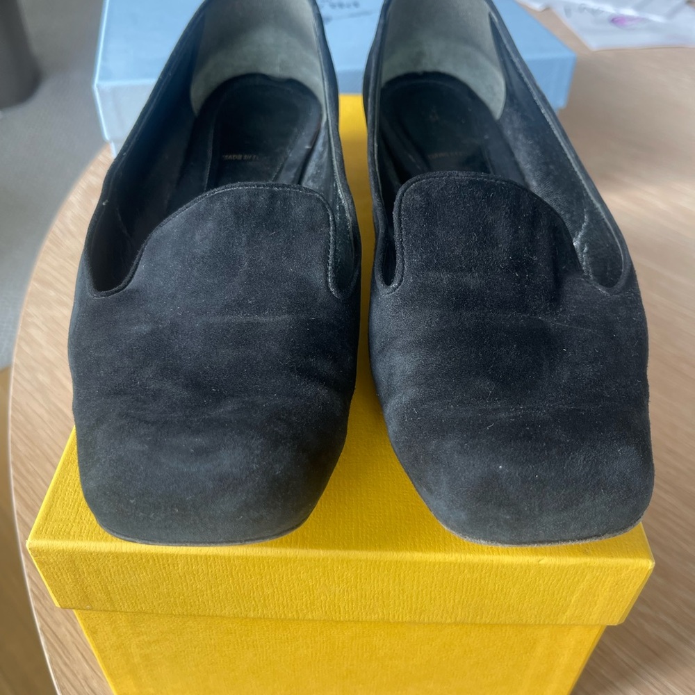 Black Suede Loafers